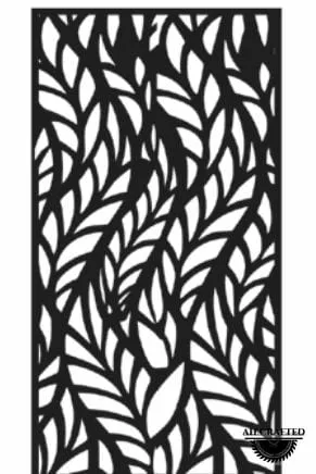 Organic-style CNC-cut panel design, code AH-Organic-0001