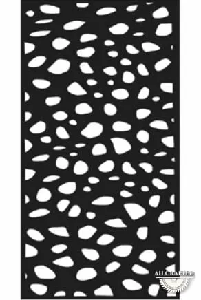Organic-style CNC-cut panel design, code AH-Organic-0053