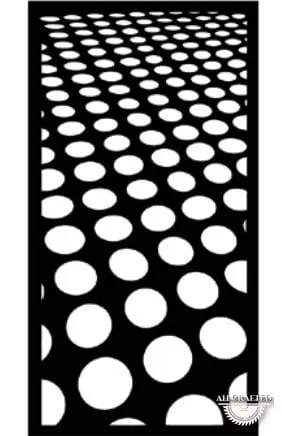 Organic-style CNC-cut panel design, code AH-Organic-0106