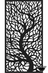 Tree-style CNC-cut panel design, code AH-Tree-0001