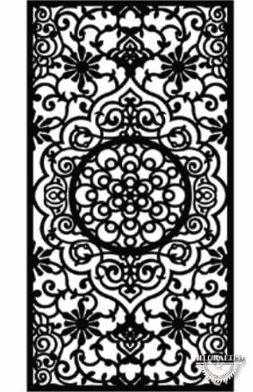 Tree-style CNC-cut panel design, code AH-Tree-0009