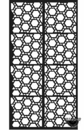 Tree-style CNC-cut panel design, code AH-Tree-0039