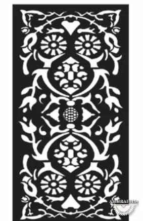 Tree-style CNC-cut panel design, code AH-Tree-0048