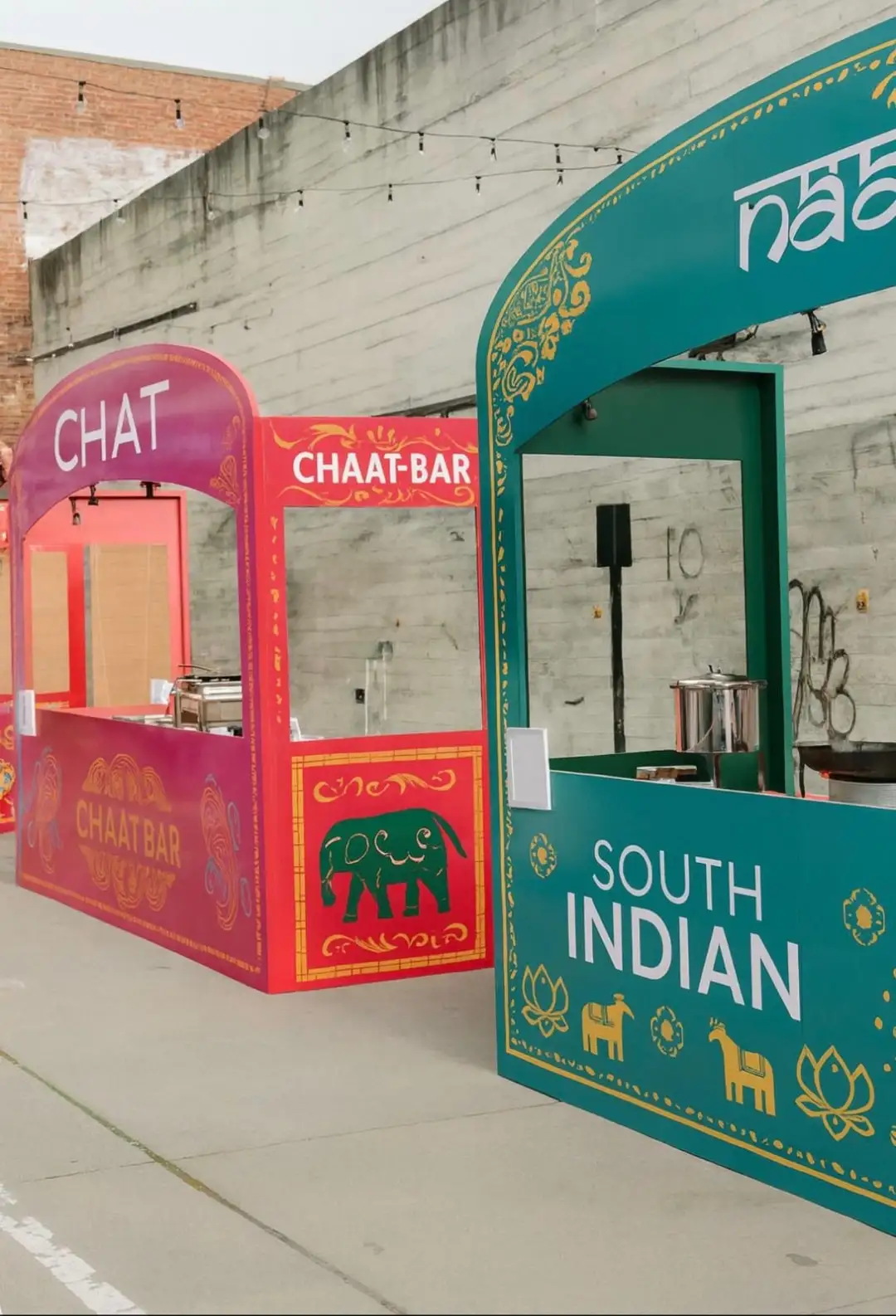 Food Stations on display at a live event — shared by an event partner